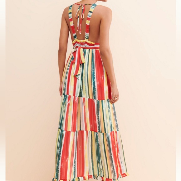 Stripe Printed Maxi Dress - Picture 6 of 8